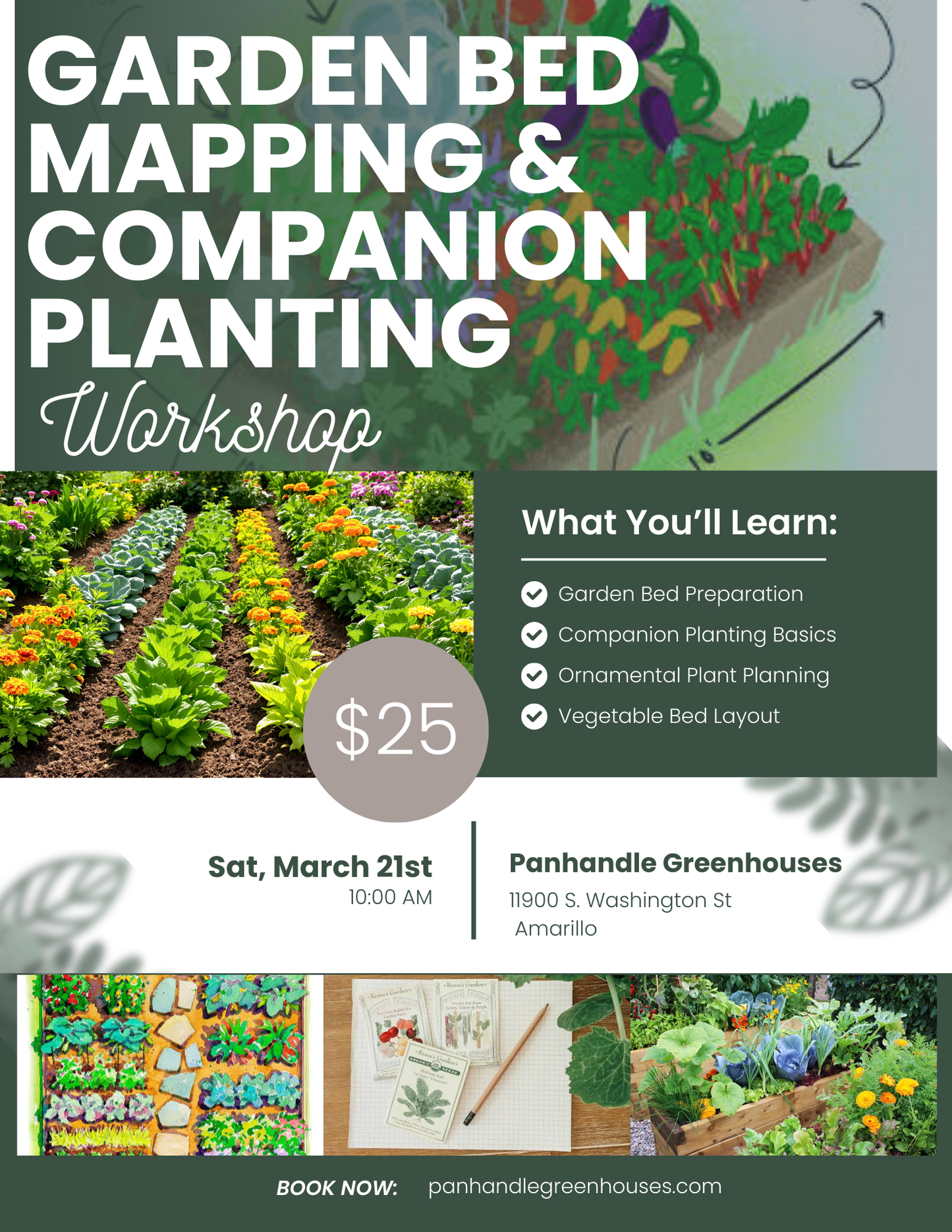Garden Bed Mapping & Companion Planting