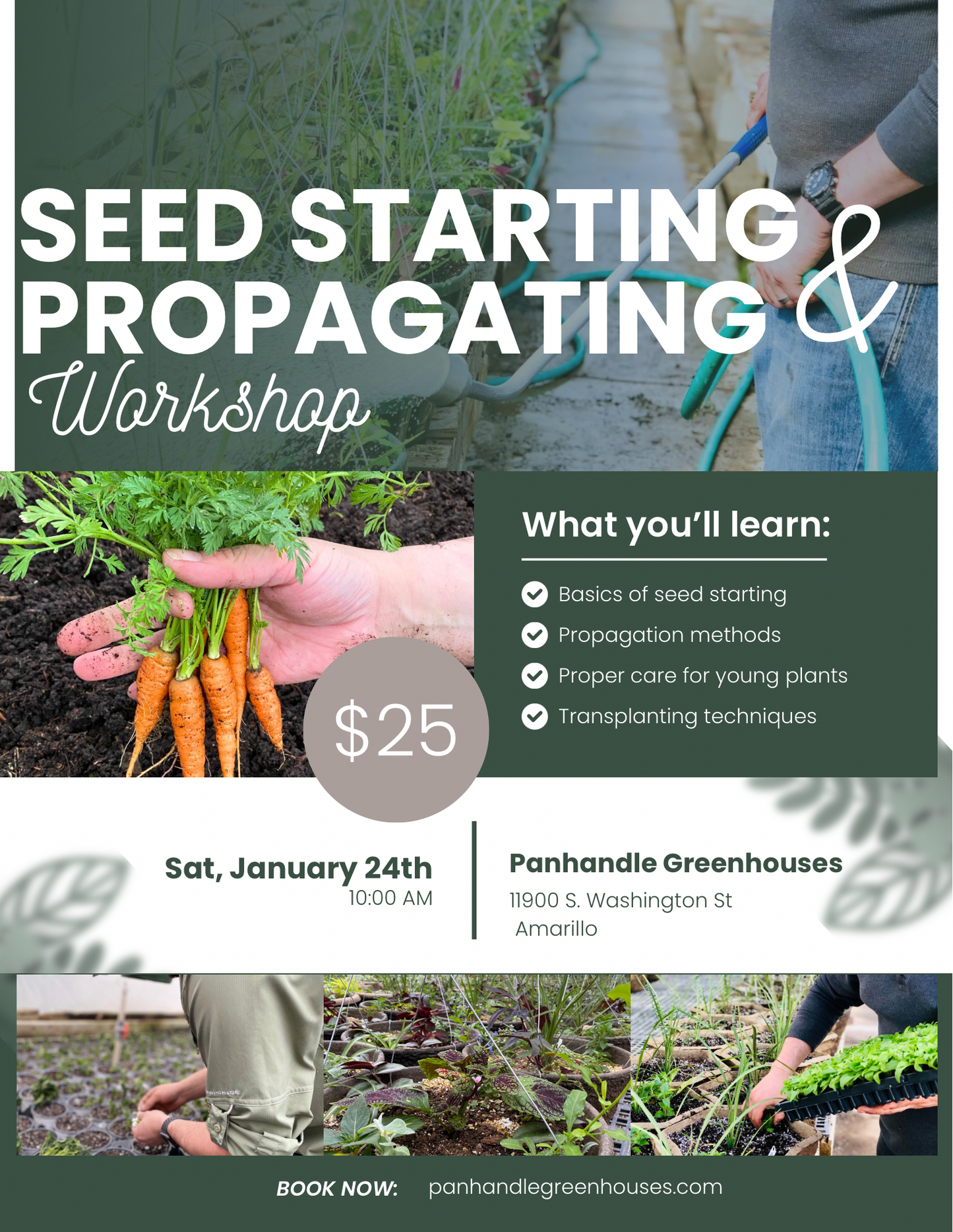 Seed Starting & Propagation Workshop