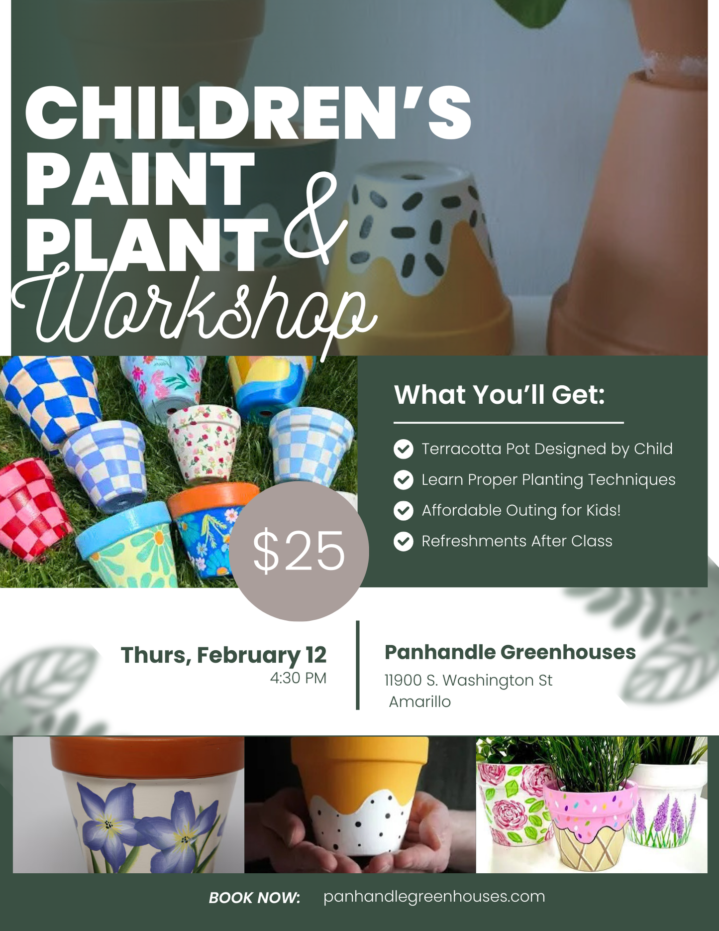 Children’s Paint & Plant Workshop